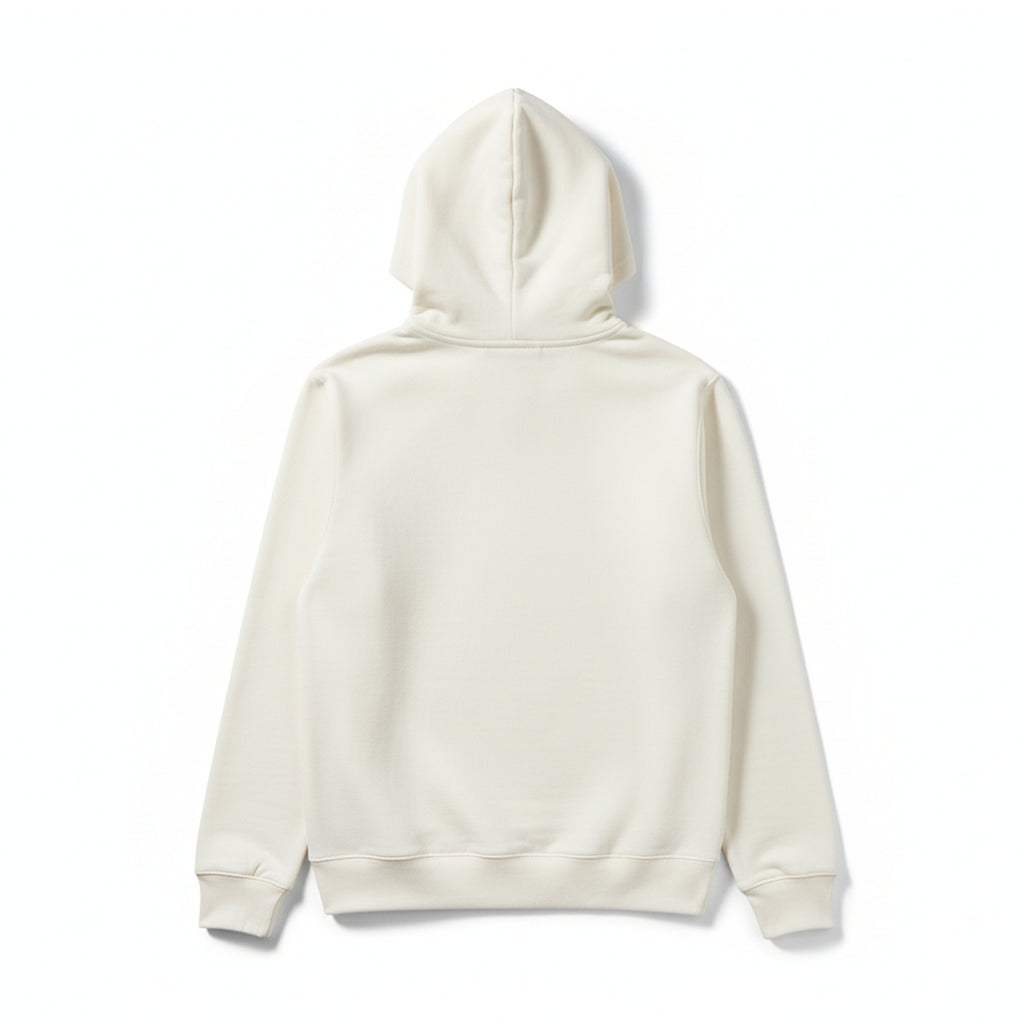 Classic Plain Streetwear Hoodie – Black & White