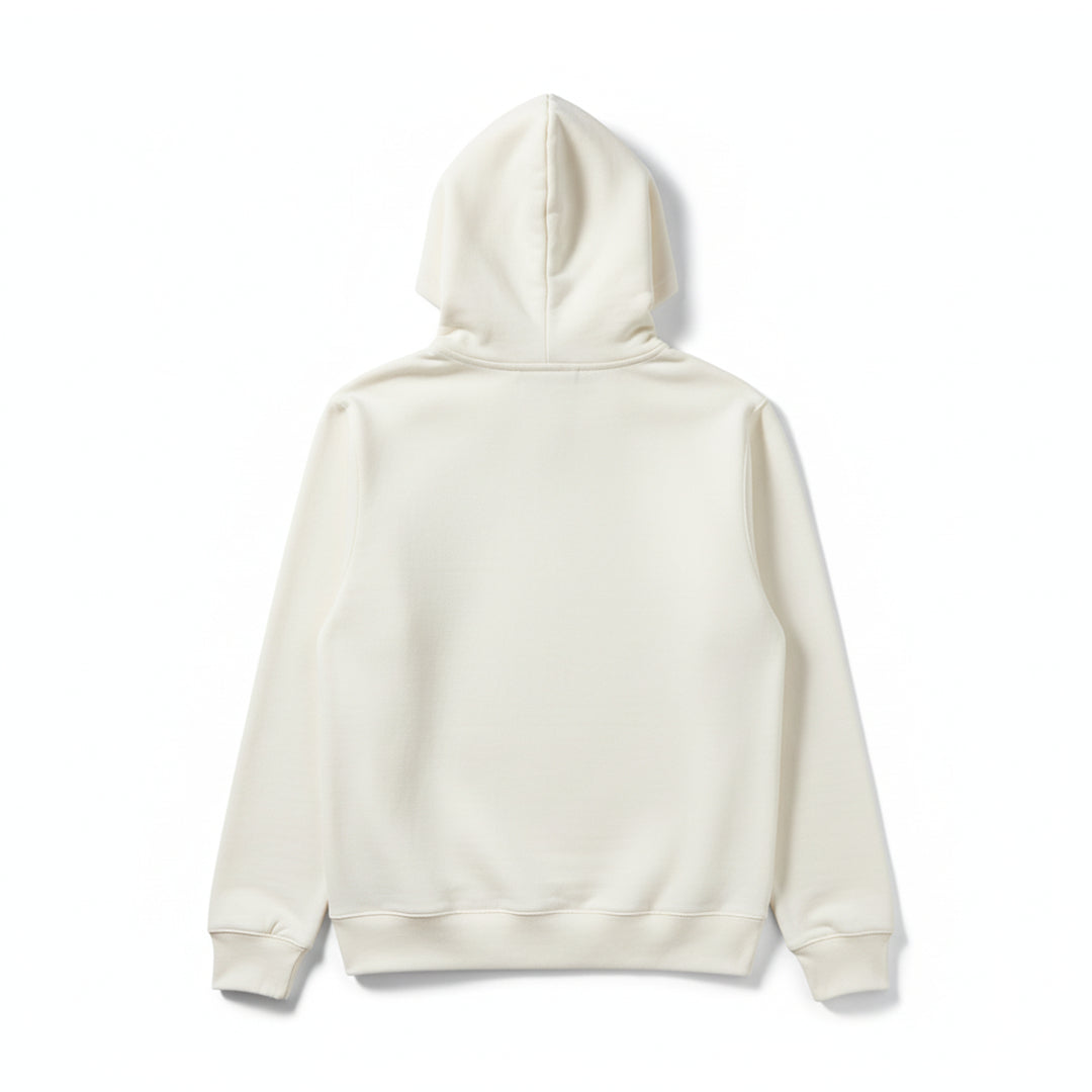 Classic Plain Streetwear Hoodie – Black & White