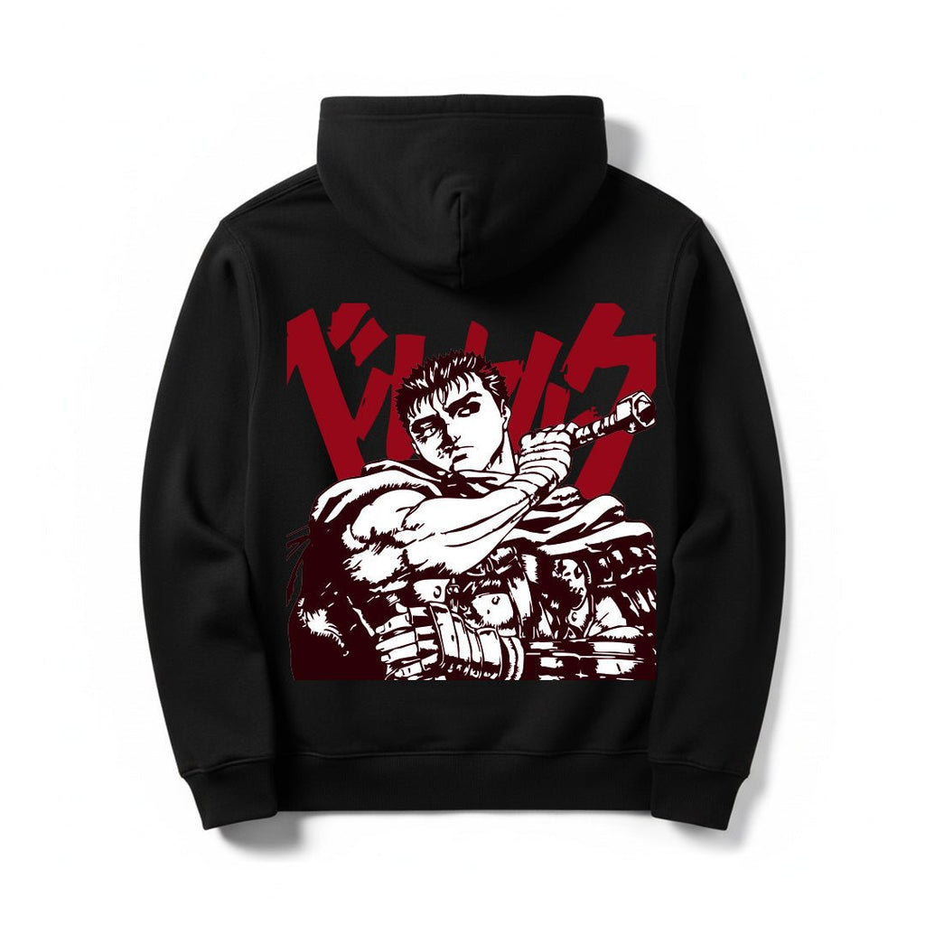 Berserk Anime Design Hoodies - Silver Stich