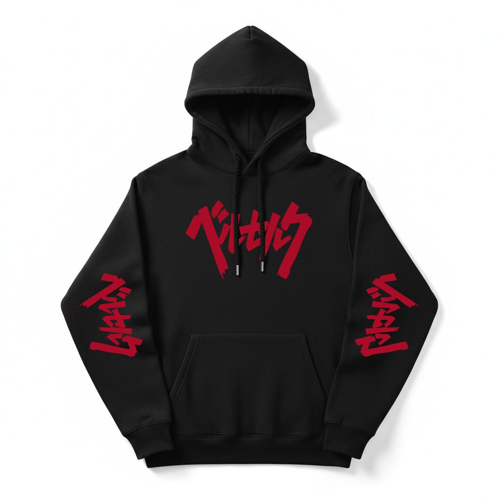 Berserk Anime Design Hoodies - Silver Stich