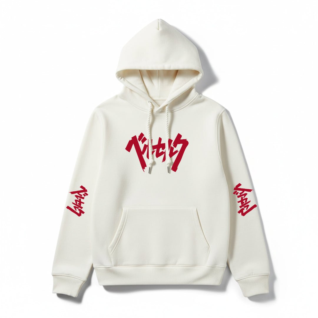 Berserk Anime Design Hoodies - Silver Stich