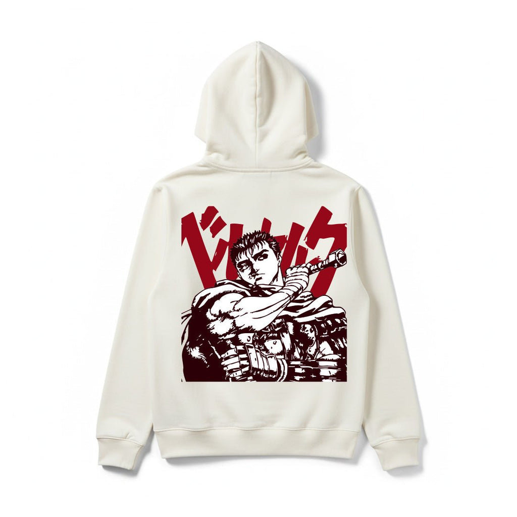 Berserk Anime Design Hoodies - Silver Stich