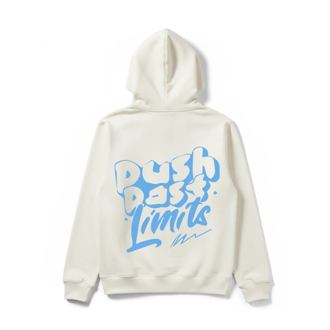 Graphical Printed Hoodies - Silver Stich