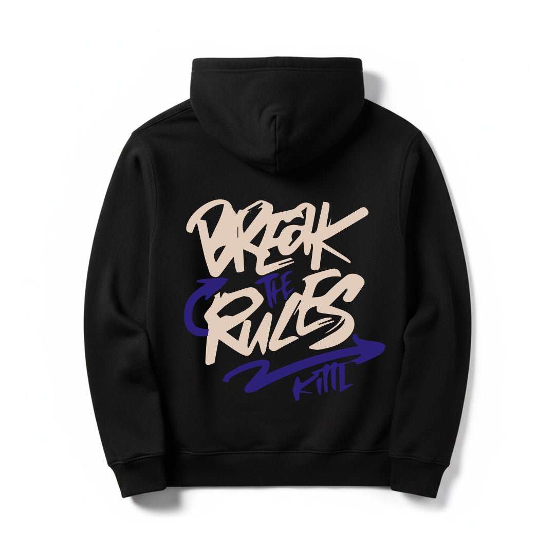 Motivational Slogan Printed Hoodies - Silver Stich