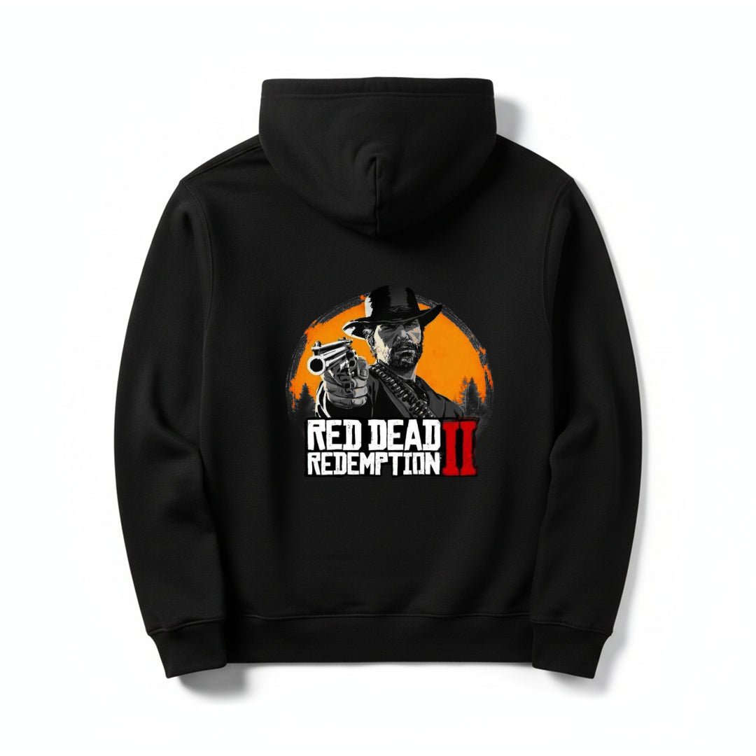 Red Dead Redemption 2 Arthur Morgan Outlaw Vibe Hoodie - Silver Stich