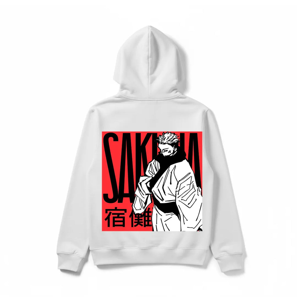 Sakuna Anime Hoodie – Curse Energy Edition - Silver Stich