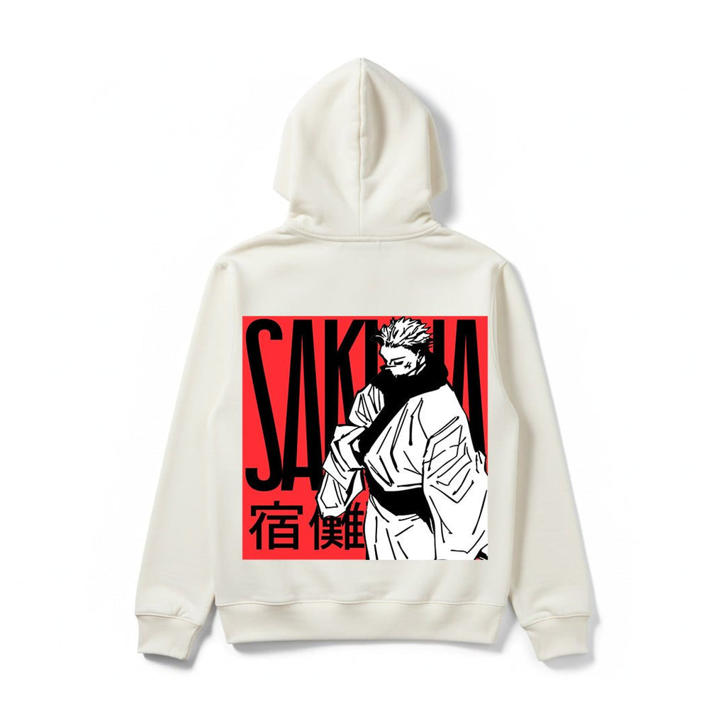 Sakuna Design Anime Hoodies - Silver Stich