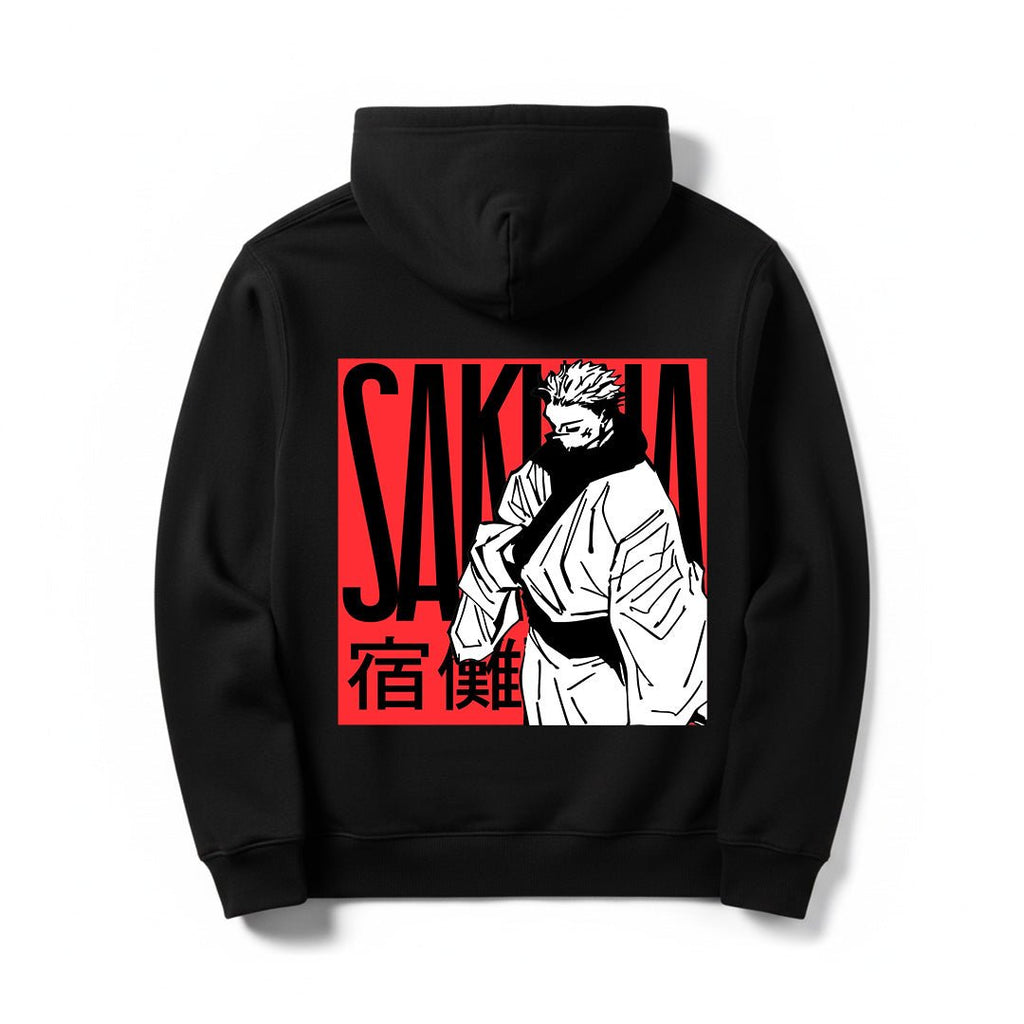 Sakuna Design Anime Hoodies - Silver Stich